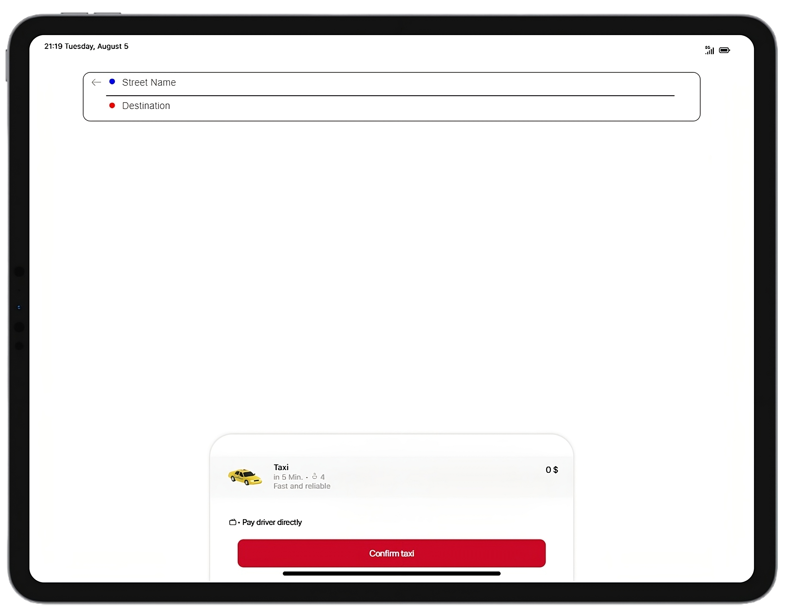 taxi app