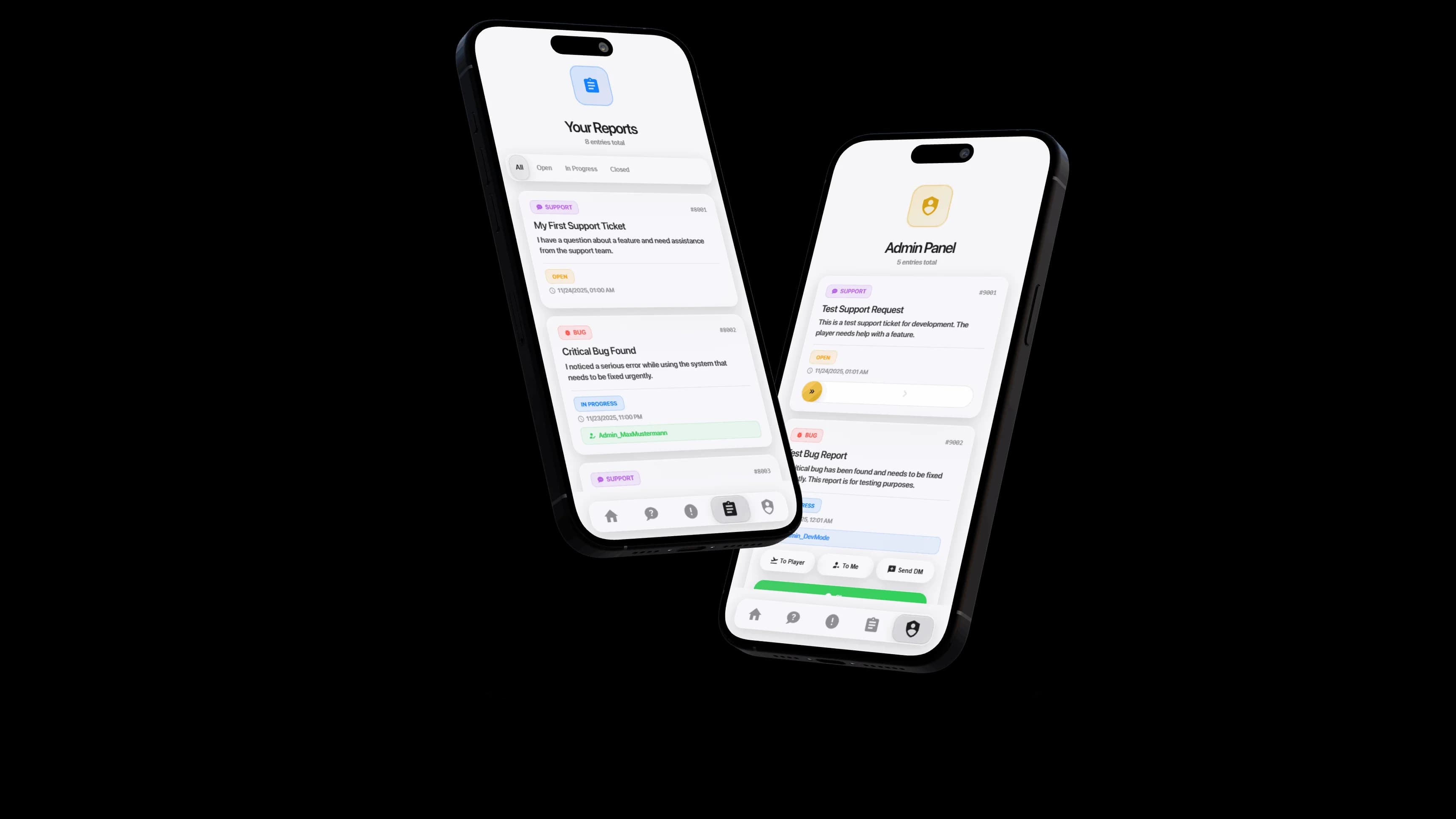 The community-built Report app